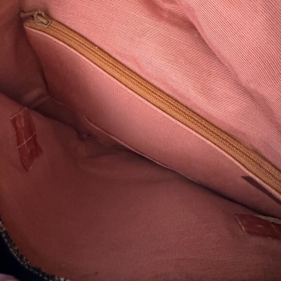 Bohemian Fringe Purse Black and Tan pattern - Picture 3 of 4